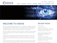 Tablet Screenshot of codice.com.au