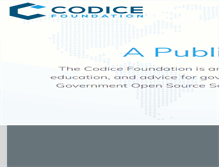 Tablet Screenshot of codice.org